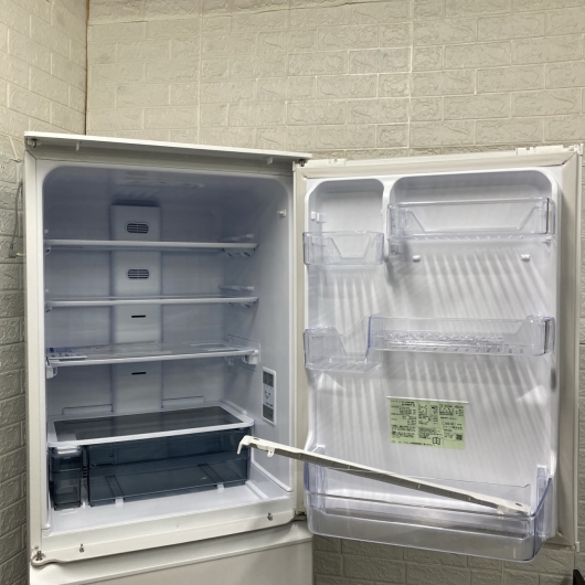 シャープ SJ-PW37P-W 一人暮らし単身用冷蔵庫 374L B10251