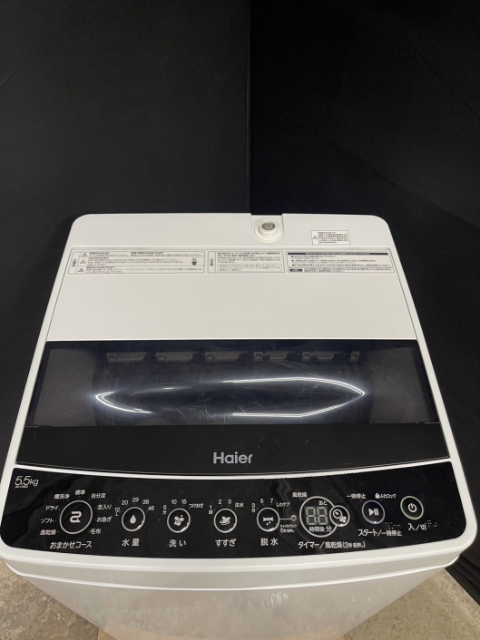 ハイアール 5.5㎏ 単身用洗濯機 JW-C55D 2021年製