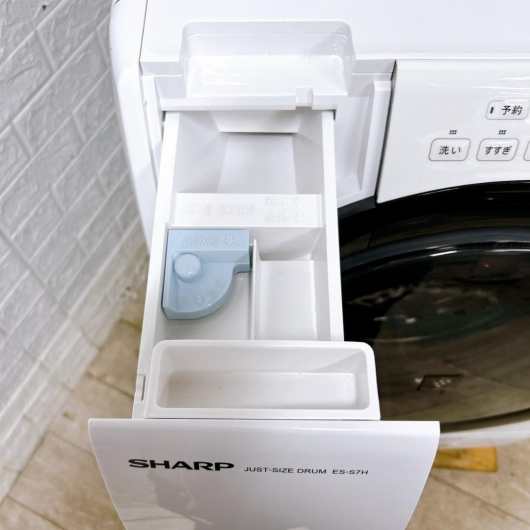 シャープ ES-S7H-WL ドラム式洗濯機 7.0kg OE02271