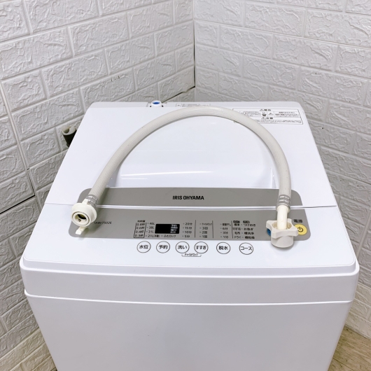 アイリスオーヤマ IAW-T502E 一人暮らし単身用洗濯機 5.0kg MKT122020