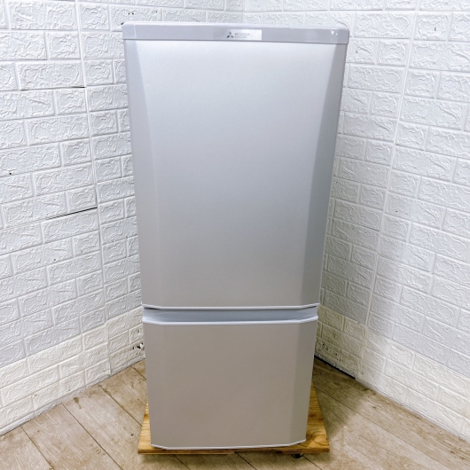 ミツビシ MR-P15E-S 一人暮らし単身用冷蔵庫 146L BO1225