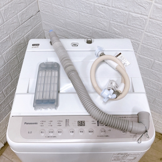 パナソニック NA-F6PB1 2022年製 6.0kg 洗濯機 美品【全国発送対応】