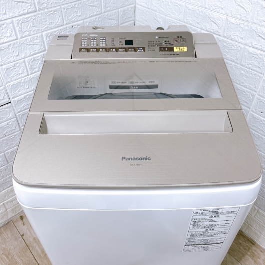 パナソニック NA-FA80H3 一人暮らし単身用洗濯機 8.0kg B12135