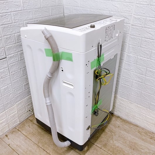 アクア AQW-GV80JBK 一人暮らし単身用洗濯機 8.0kg MKT01292