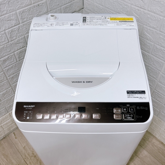 シャープ ES-T6HBK-T 一人暮らし単身用洗濯機 6.5kg B100799