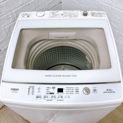 アクア AQW-GV80H(W) 2019年製 8.0kg 洗濯機 美品【全国発送対応】