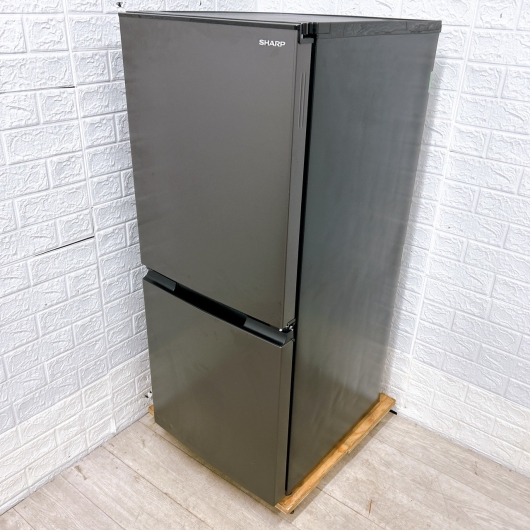 シャープ SJ-D15J-H 一人暮らし単身用冷蔵庫 152L B12179
