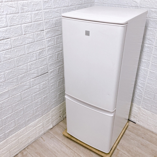 ミツビシ MR-P15EF-KW 一人暮らし単身用冷蔵庫 146L CI052410