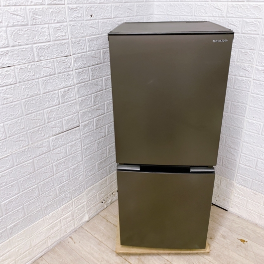 シャープ SJ-D15K-H 一人暮らし単身用冷蔵庫 152L K12041