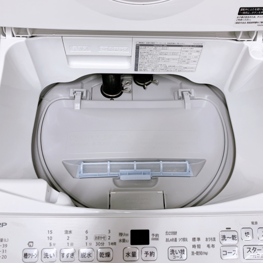 シャープ ES-TX6G-S 2023年製 6.5kg 洗濯機 美品【全国発送対応】