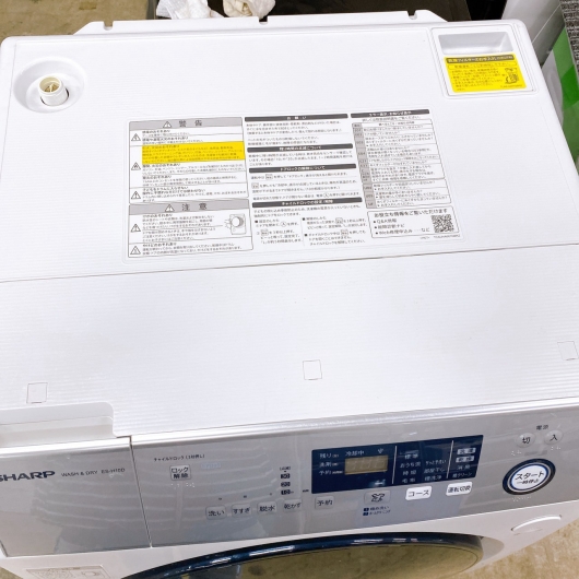 シャープ ES-H10D-WL ドラム式洗濯機 10㎏ EMEKEJ5