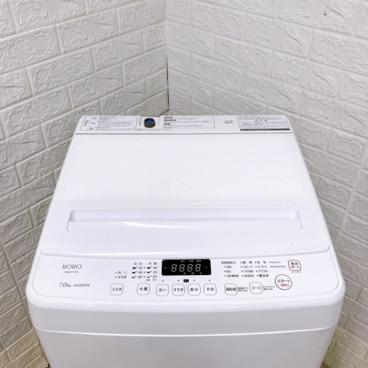 ヤマダセレクト YWM-TV70L 一人暮らし単身用洗濯機 7.0kg B09153