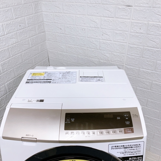 ヒタチ BD-SV110EL 一人暮らし単身用ドラム式洗濯機 11.0kg K10039