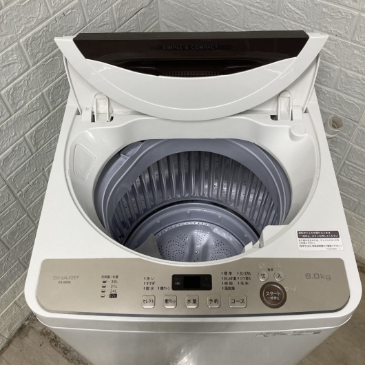 シャープ ES-GE6E 2021年製 6.0kg 洗濯機【全国発送対応】