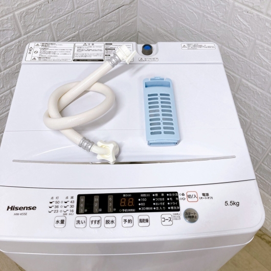 ハイセンス HW-K55E 2024年製 5.5kg 洗濯機【全国発送対応】