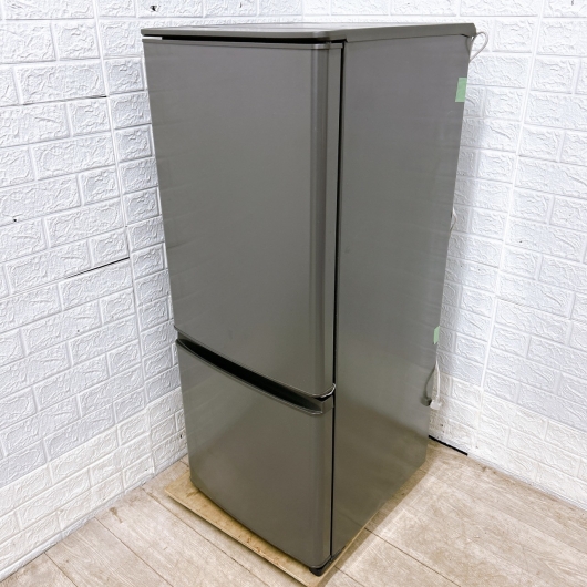 ミツビシ MR-P15H-H 一人暮らし単身用冷蔵庫 146L T01231