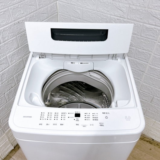 アイリスオーヤマ IAW-T504 2024年製 5.0kg 洗濯機 美品【全国発送対応】