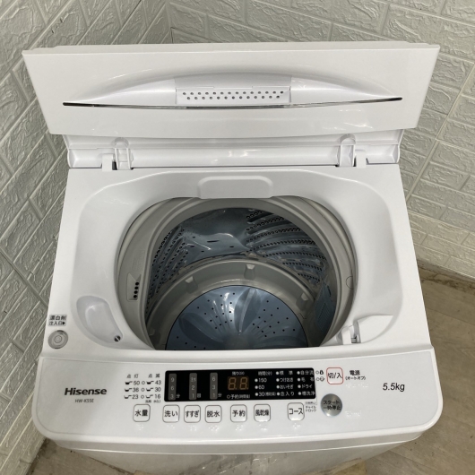 ハイセンス HW-K55E 2022年製 5.5kg 洗濯機 美品【全国発送対応】