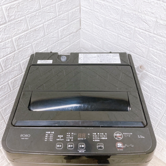 ヤマダセレクト YWM-T55LK 一人暮らし単身用洗濯機 5.5kg OE092326