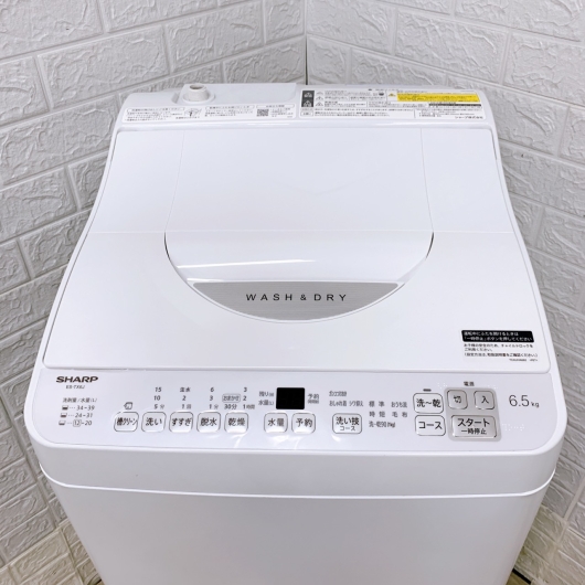 シャープ ES-TX6J-W 一人暮らし単身用洗濯機 6.5kg OE121511
