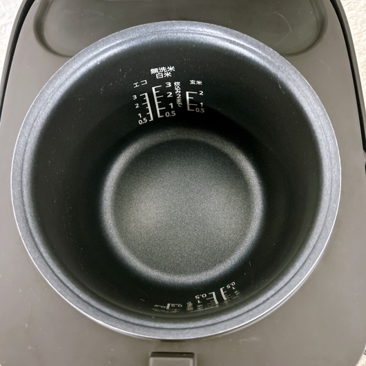 ニトリ BN201BK 一人暮らし単身用炊飯器 3合炊き MKT10108