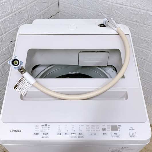 ヒタチ BW-V80K 一人暮らし単身用洗濯機 8.0kg K01252