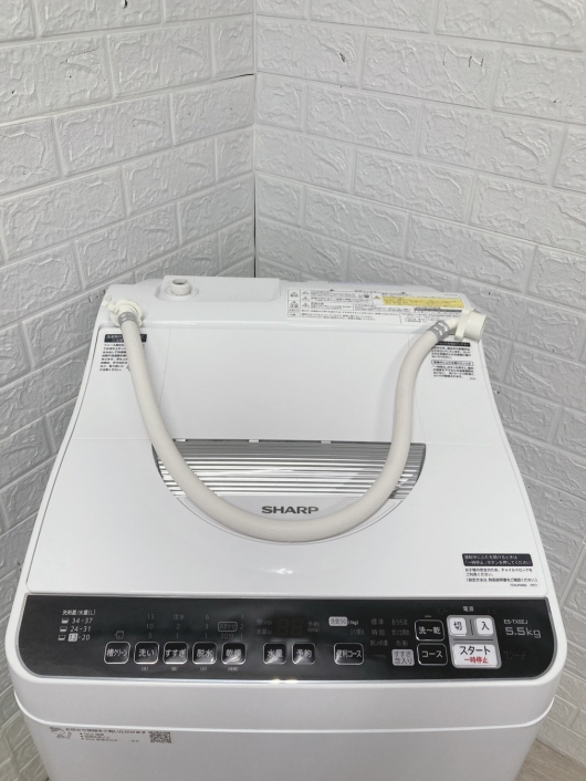 シャープ ES-TX5EJ-W 一人暮らし単身用洗濯機 5.5kg B121313