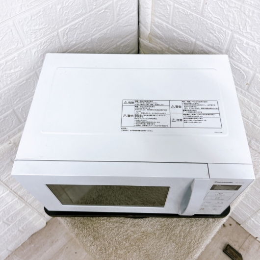 パナソニック NE-FL100-W 一人暮らし単身用電子レンジ フラット MKT10093