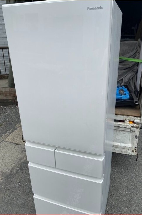 Panasonic パナソニック 406L 5ドア冷蔵庫 NR-E418EX-W 2022年製
