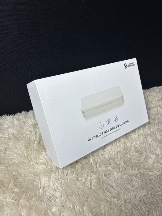 【未開封品】SAMSUNG UV除菌 急速ワイヤレス充電器 UV STERILIZER WITH WIRELESS CHARGING R21P008W