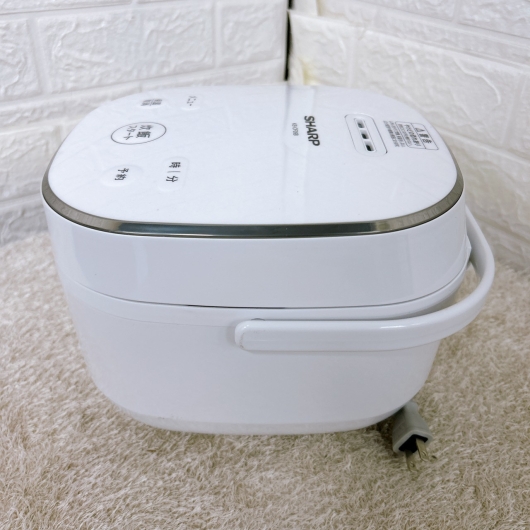 シャープ KS-CF05B-W 一人暮らし単身用炊飯器 3合炊き OE092114
