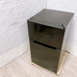 オーヤマ PRC-B092D-B 一人暮らし単身用冷蔵庫 87L K09222