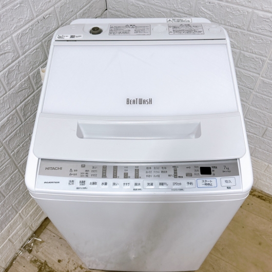 ヒタチ BW-V70F 2020年製 7.0kg 洗濯機 美品【全国発送対応】