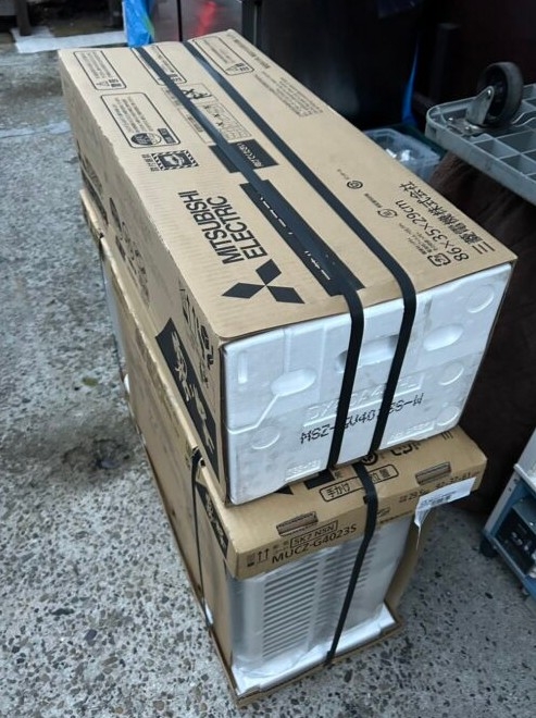 【新品未使用】MITSUBISHI 三菱 ミツビシ 4.0kW ルームエアコン MSZ-GV4023S-W 2023年製