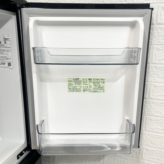 シャープ 152L 2ドア冷蔵庫 SJ-D15K-H 2023年製