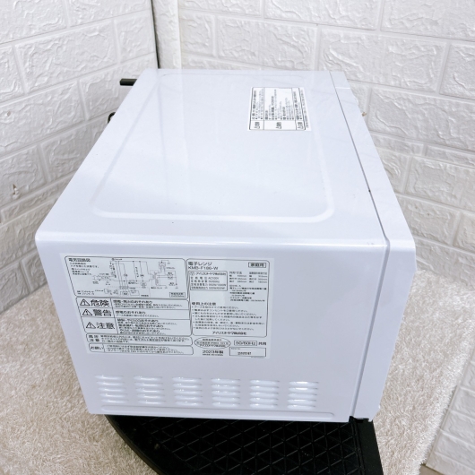 アイリスオーヤマ KMB-F186-W 一人暮らし単身用電子レンジフラット MKT10095