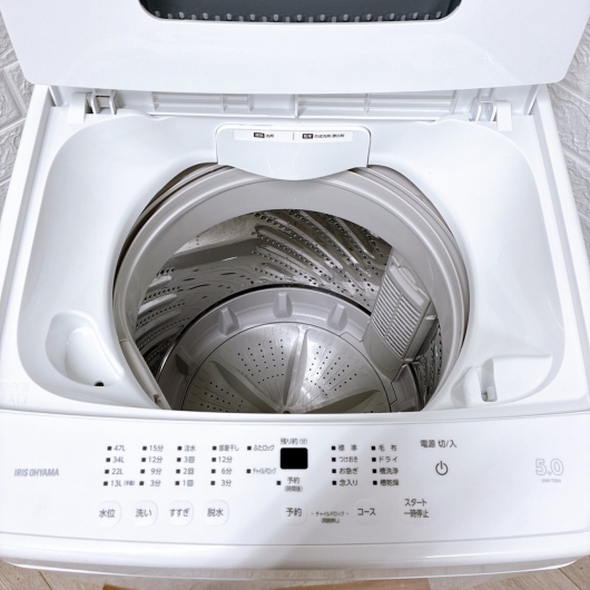 アイリスオーヤマ IAW-T504 一人暮らし単身用洗濯機 5.0kg MKT100311