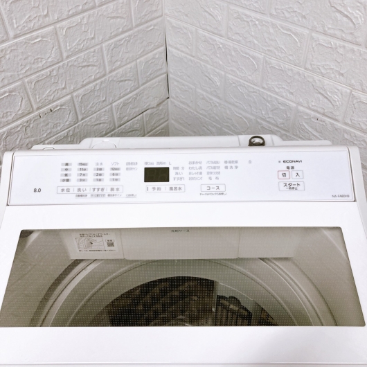 パナソニック NA-FA80H9 一人暮らし単身用洗濯機 8.0kg B080913