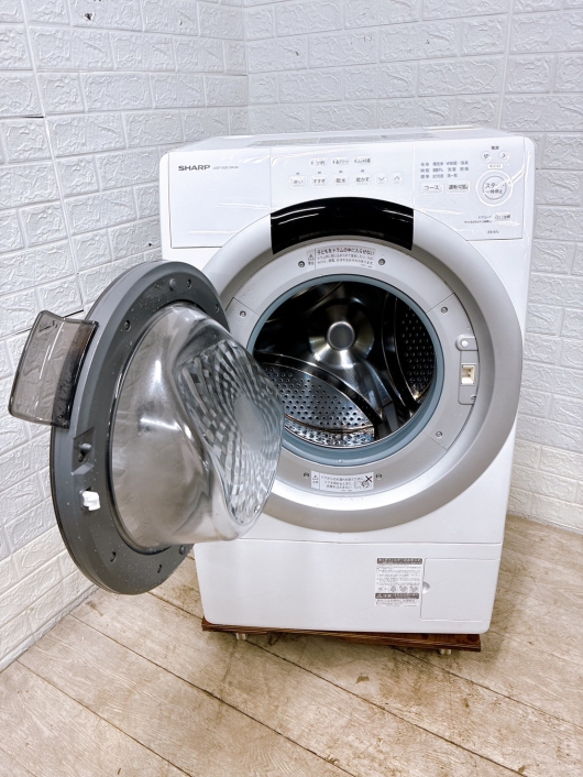 シャープ ES-S7J-WL 一人暮らし単身用洗濯機 7.0kg K12208