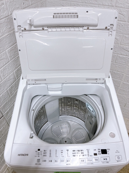ヒタチ BW-V80J 一人暮らし単身用洗濯機 8.0kg B01144
