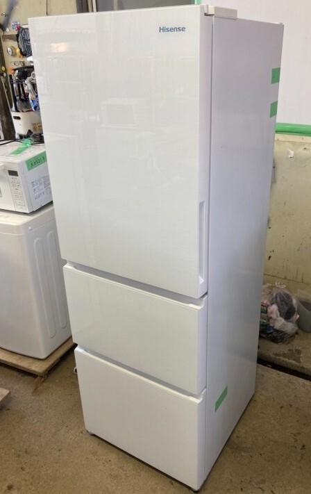 Hisense ハイセンス 358L 3ドア冷蔵庫 HR-G3601W 2021年製