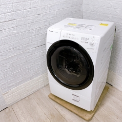 シャープ ES-S7G-WR 一人暮らし単身用ドラム式洗濯機 7.0kg MKT10201