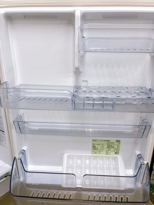 アクア AQR-27K(S) 一人暮らし単身用冷蔵庫 272L MKT011955