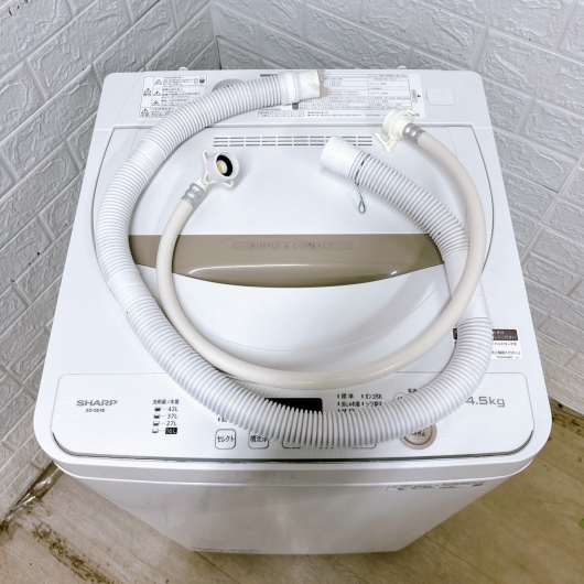 シャープ ES-GE4E-C 2021年製 4.5kg 洗濯機 美品【全国発送対応】
