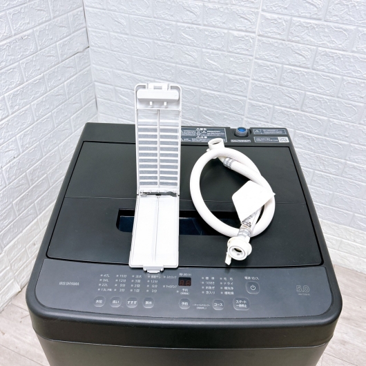 アイリスオーヤマ IAW-T504-B 一人暮らし単身用洗濯機 5.0kg B09056