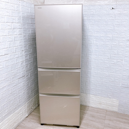 トウシバ GR-K36SXV(EC) 一人暮らし単身用冷蔵庫 363L T09131