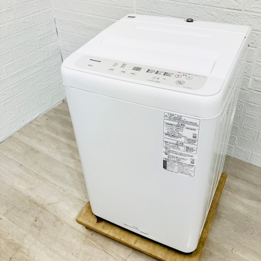 パナソニック 洗濯機 一人暮らし 5kg 小型 2020年製