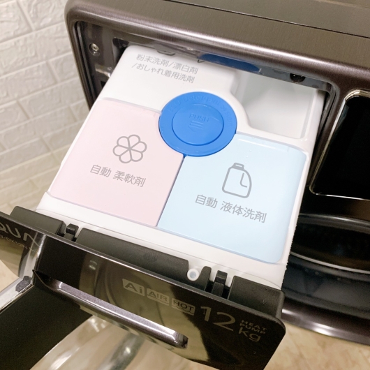 アクア AQW-DX12N ドラム式洗濯乾燥機 6.0kg OE11137