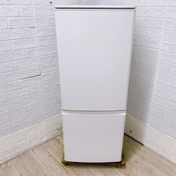 ミツビシ MR-P15G-W 一人暮らし単身用冷蔵庫 146L B12143