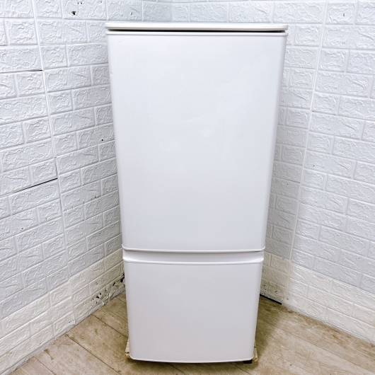 ミツビシ MR-P15H-W 一人暮らし単身用冷蔵庫 146L OE02078